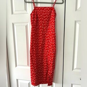 Orange/Red Zara dress